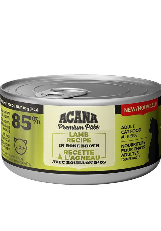 Acana Cat Premium Pate Lamb Recipe in Bone Broth 3 oz