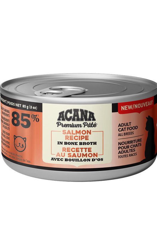 Acana Cat Premium Pate Salmon Recipe in Bone Broth 3 oz