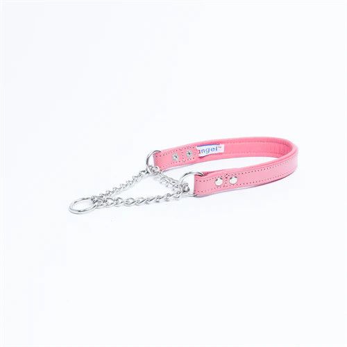 Angel Rio - Martingale Dog Collar, Color: Pink, Size: 10&quot; X 5/8&quot; (14&quot; Fully Extended)