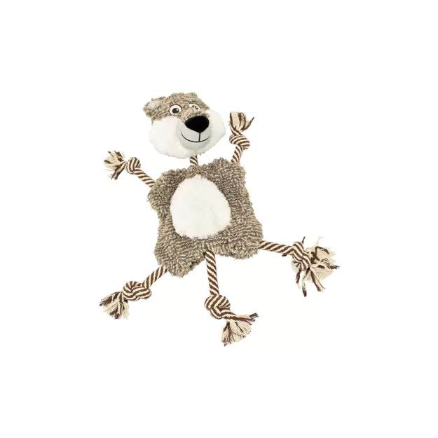 Be One Breed Rope Skeleton Dog Plush &#39;Walter The Wolf&#39;