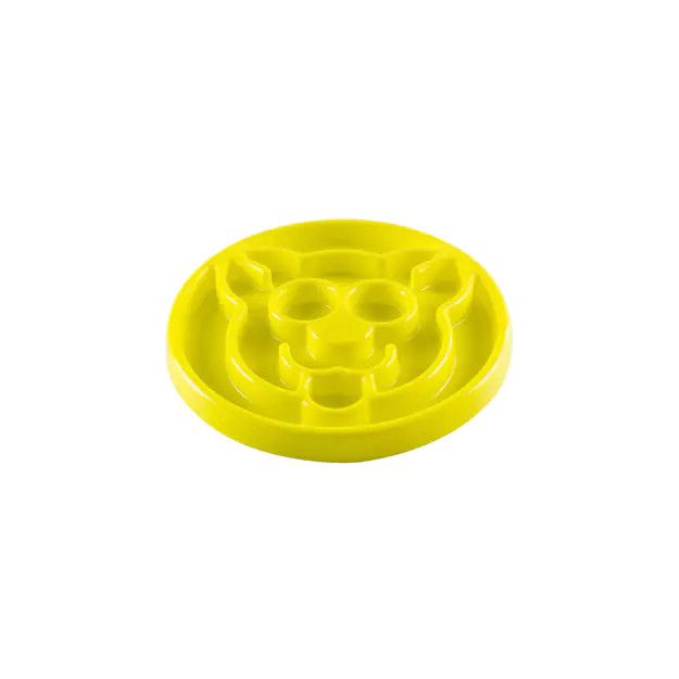 Be One Breed Slow Feeder for Cats Yellow
