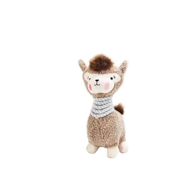 Be One Breed Rope Neck Dog Plush &#39;Lola The Llama&#39;