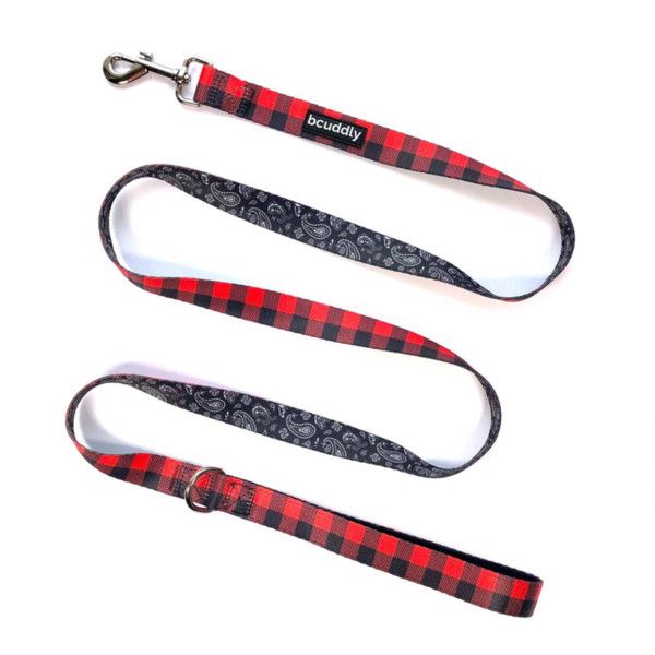 Bcuddly Plad Dog Collar