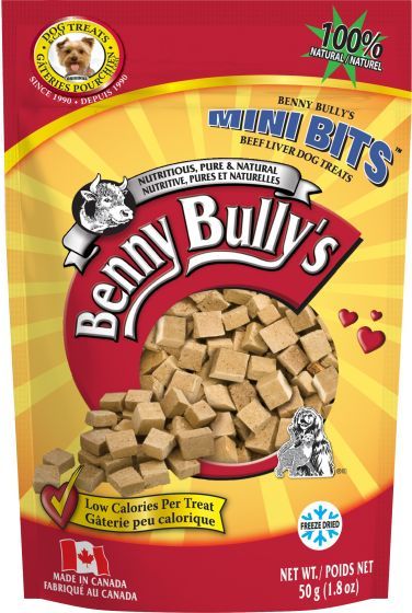 Benny Bully&#39;s Beef Liver Mini Bits Dog &amp; Cat 50g