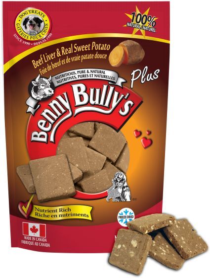 Benny Bully&#39;s Liver Plus Sweet Potato Dog 58G
