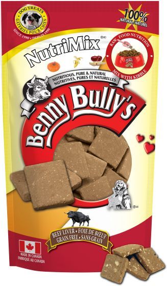 Benny Bully&#39;s Nutrimix Beef Liver Dog Treats 1200g