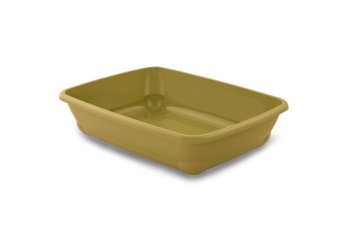 Bergamo Litter Pan Birba Large Mustard Cat 56x39x11cm