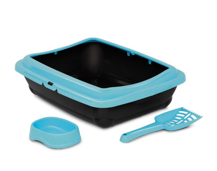 Bergamo Litter Pan Birba Starter Kit Cat 46x36x12cm