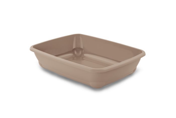 Bergamo Litter Pan Birba Large Mocaccino Cat 56x39x11cm