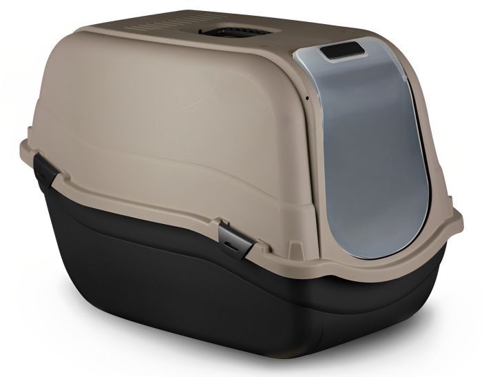 Bergamo Litter Pan Romeo With Top Maxi Tan