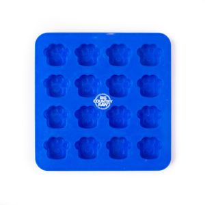 Big Country Raw Frozen Treat Mold Paw Shape Blue Small