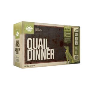 Big Country Raw Quail Dinner Carton Dog Food 4 lb
