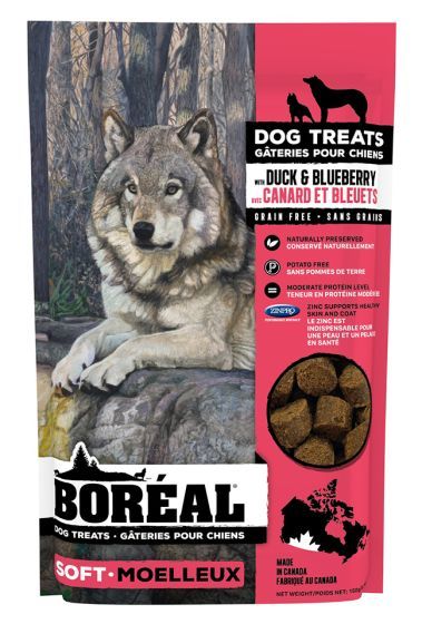 Boreal Duck and Blueberry Dog Treats 150 g