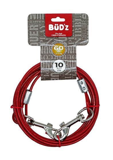 Bud-Z 10ft Tie Out (Up To 60Lbs) Dog 1pc