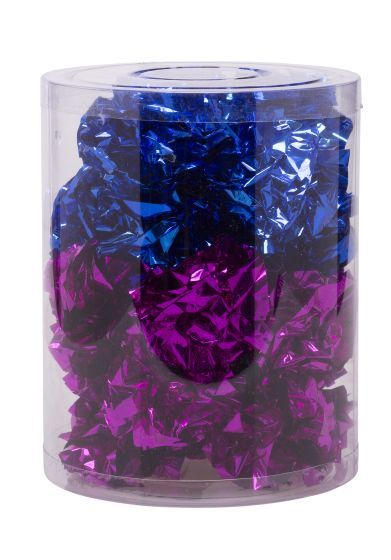 Bud-Z Coloured Crinkle Balls Bulk Cat