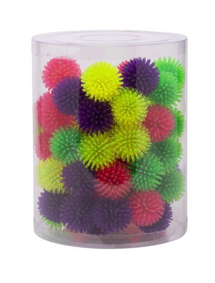 Bud-Z Coloured Hedgehog Ball Bulk Cat