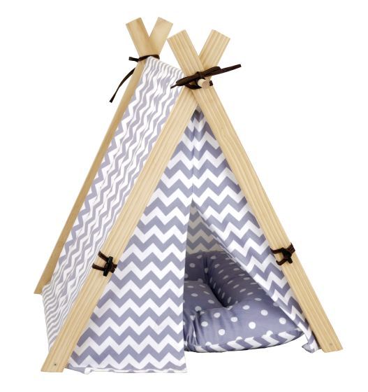 Bud-Z Glamping Tent Grey Dog 1pc
