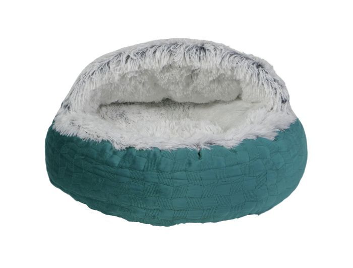 Bud-Z Hood Bed Small Opal Green Dog Cat 50x50x28cm