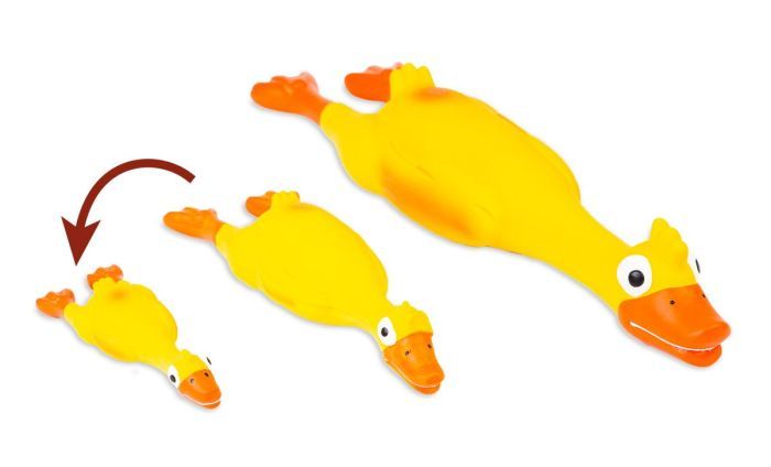 Bud-Z Latex Duck Squeaker Yellow