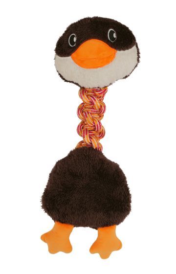 Bud-Z Plush Toy With Rope Wild Duck Dog 16&quot;