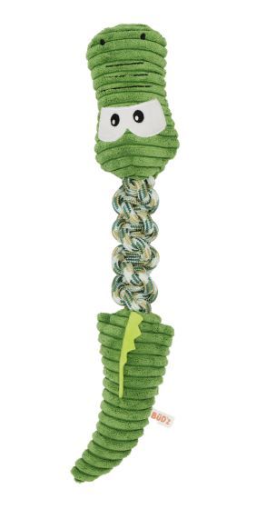 Bud-Z Plush Toy With Rope Bayou Crocodile Dog 17&quot;