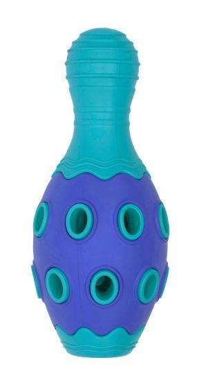 Bud-Z Rubber Astro Bowling Pin Blue Dog 6In 1Pc