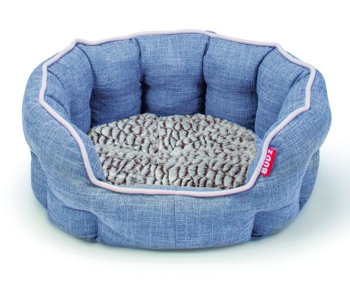 Bud-Z Round Deluxe Cuddler Blue Dog 29-24in 1pc