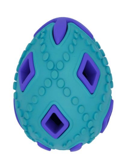 Bud-Z Rubber Astro Egg Blue Dog 2.5In 1Pc