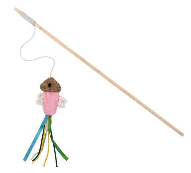 Bud-Z Swing Stick Jelly Fish Beige Cat 1Pc