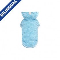Canada Pooch - Beach Bum Hoodie Towel, Color: Blue, Size: 8