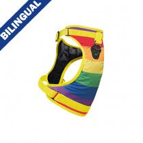 Canada Pooch The Everything Harness Mesh Series Rainbow Large