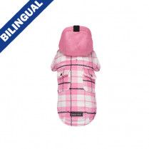 Canada Pooch The Shacket Pink Plaid Size 14