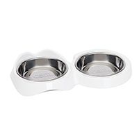 Catit Pixi Double Dish White