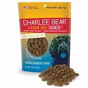 Charlee Bear Grain Free Crunch Bacon and Blueberry Flavor 8 oz