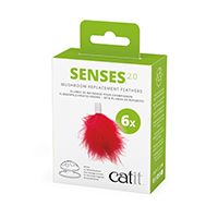 Catit Senses Mushroom Replacement Feathers 6 Pack