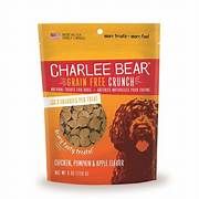 Charlee Bear Grain Free Crunch Chicken, Pumpkin and Apple Flavor 8 oz
