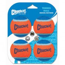 Chuckit! Tennis Ball Medium (4 Pack) Dog Toy