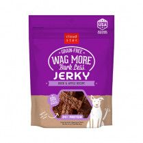 Cloud Star Wag More, Bark Less Grain Free Jerky Duck and Apple Dog Treats 10 oz
