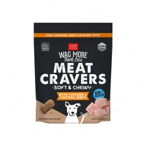 Cloud Star Wag More, Bark Less Meat Cravers Soft and Chewy Chicken Dog Treats 5 oz