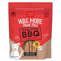 Cloud Star Wag More, Bark Less Texas Style BBQ Gourmet Jerky Dog Treats 10 oz