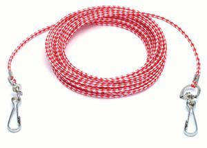 Coastal Poly Tie Out Black Cat 1pc 1/8inx10ft