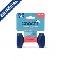 Company of Animals Coachi Training Dumbbell Navy Blue Small for Dogs