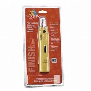 Conairpro Professional cordless Two Speed Led Nail Grinder Dog