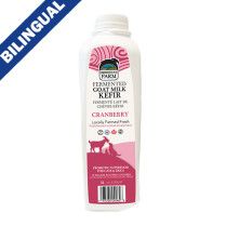 Crosswind Farm Frozen Fermented Goat Milk Kefir Cranberry 1L