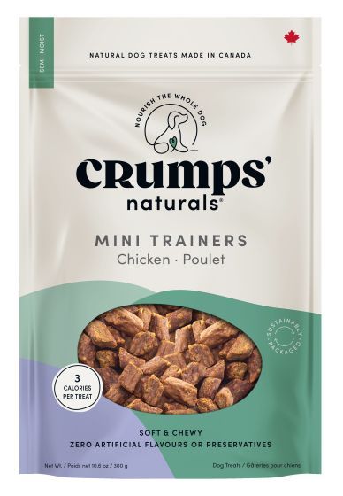 Crumps Mini Trainers Soft and Chewy Chicken for Dogs 300 g
