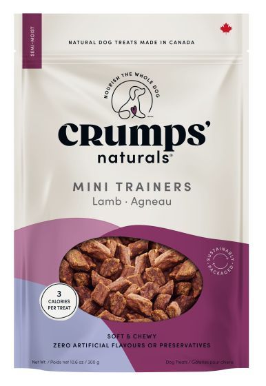 Crumps Mini Trainers Soft and Chewy Lamb for Dogs 10.5 oz