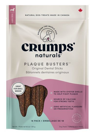 Crumps Plaque Busters Original Dog 18pc 3.5in