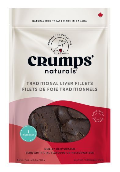 Crumps Traditional Liver Fillets for Dogs 330 g