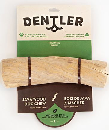 Dentler Java Wood Dog Chew Wild Nature Taste Large Dog 1Pc