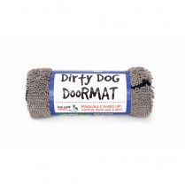 Dog Gone Smart Dirty Dog Doormat Grey Medium 20" x 31"